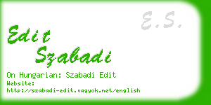 edit szabadi business card